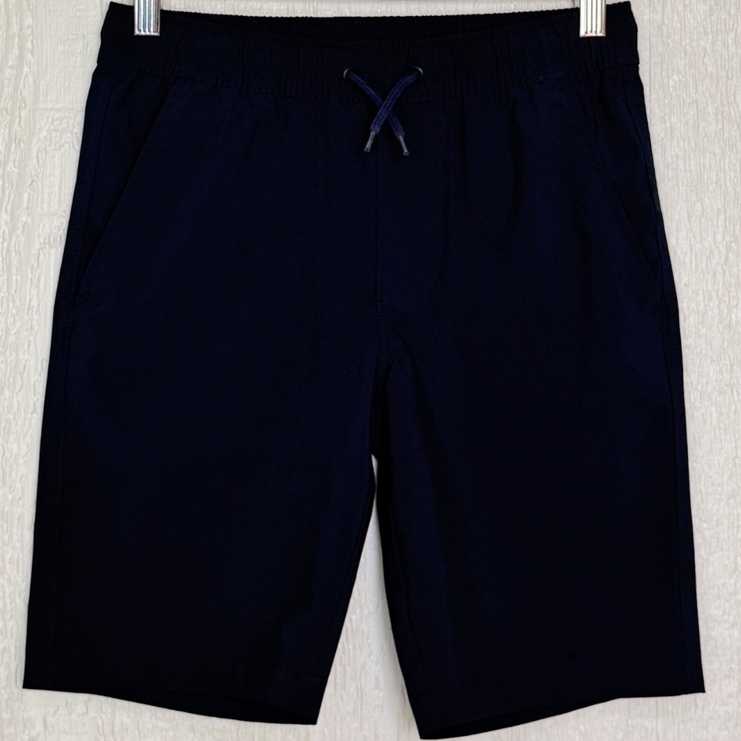 Izod Approved Schoolwear Boys Navy Blue Performance Stretch Shorts Size 12 Reg